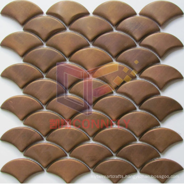 Fish Scale Mosaic Made by Copper (CFM1035)